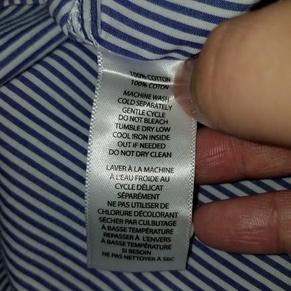 Striped Cotton Blouse - Picture 8 of 11